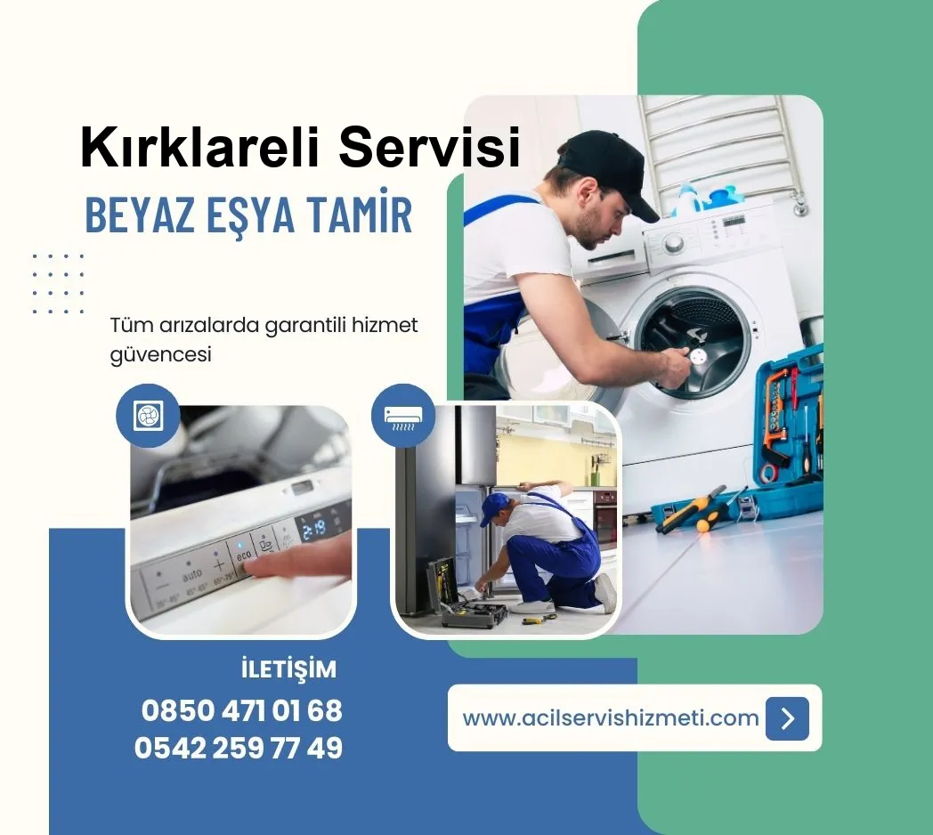 Kırklareli Bosch Beyaz Eşya Tamir Servisi